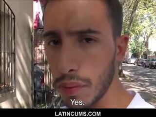 Straight Latino Twink darling Fucked For Cash