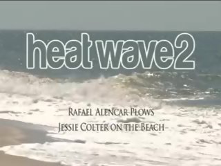 Rafael alencar plows ג'סי colter ב ה חוף