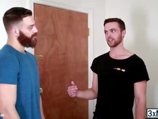 Hairy dudes encounters rough gay sex film
