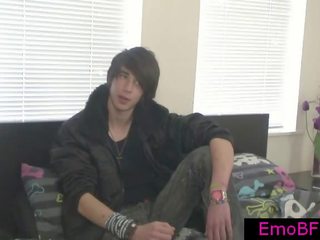 Amazingly pretty Legal Age Teenagerage Homosexual Emo Introduction clip