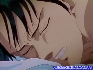 Hentai juvenile gets his nyenyet bokong fucked in bed